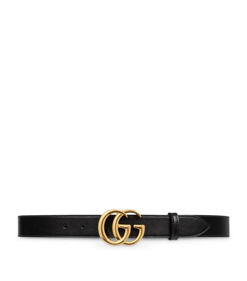 DÂY LƯNG GUCCI  Leather Double G Belt khóa vàng