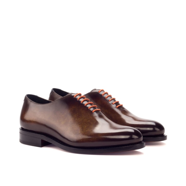 HENDERSON SHOES PERSONALIZATION Patina Leather Wholecut Shoes HANDCRAFTED SHOES