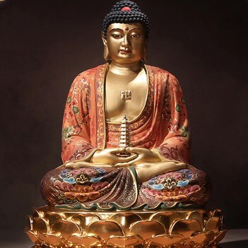 Bức Phật Tổ Tọa Đài Sen Vàng(giá liên hệ)