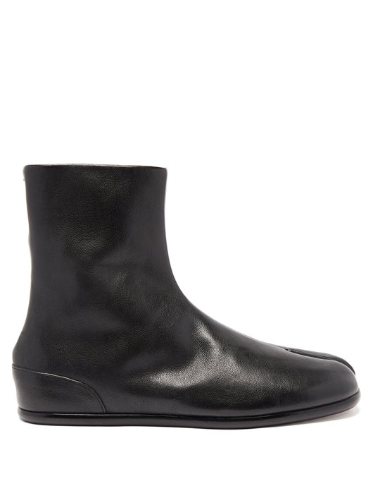 Giày Maison Margiela Tabi Split-Toe Leather Boots Ss2021