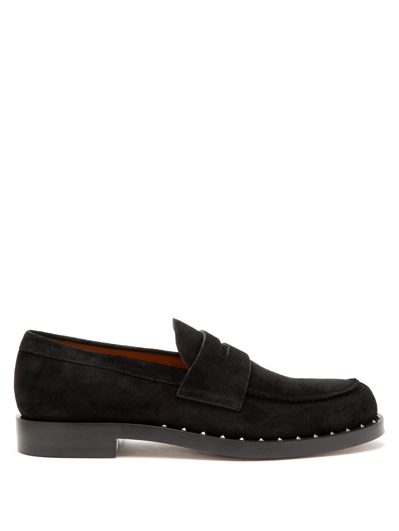 GIÀY VALENTINO  Rockstud suede loafers
