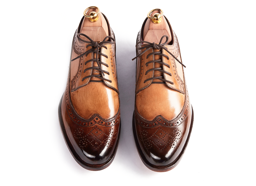 HENDERSON SHOES PERSONALIZATION THE CLASSIC DERBY PAINTING HANDCRAFTED SHOES