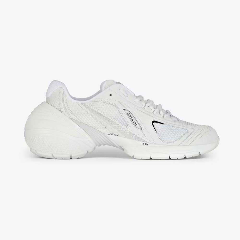GIÀY Givenchy Unisex TK-MX Runner Sneakers in Mesh-White