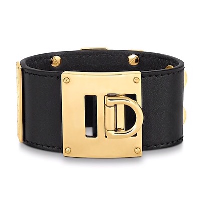 VÒNG TAY DA LOUIS VUITTON SO LV BRACELET