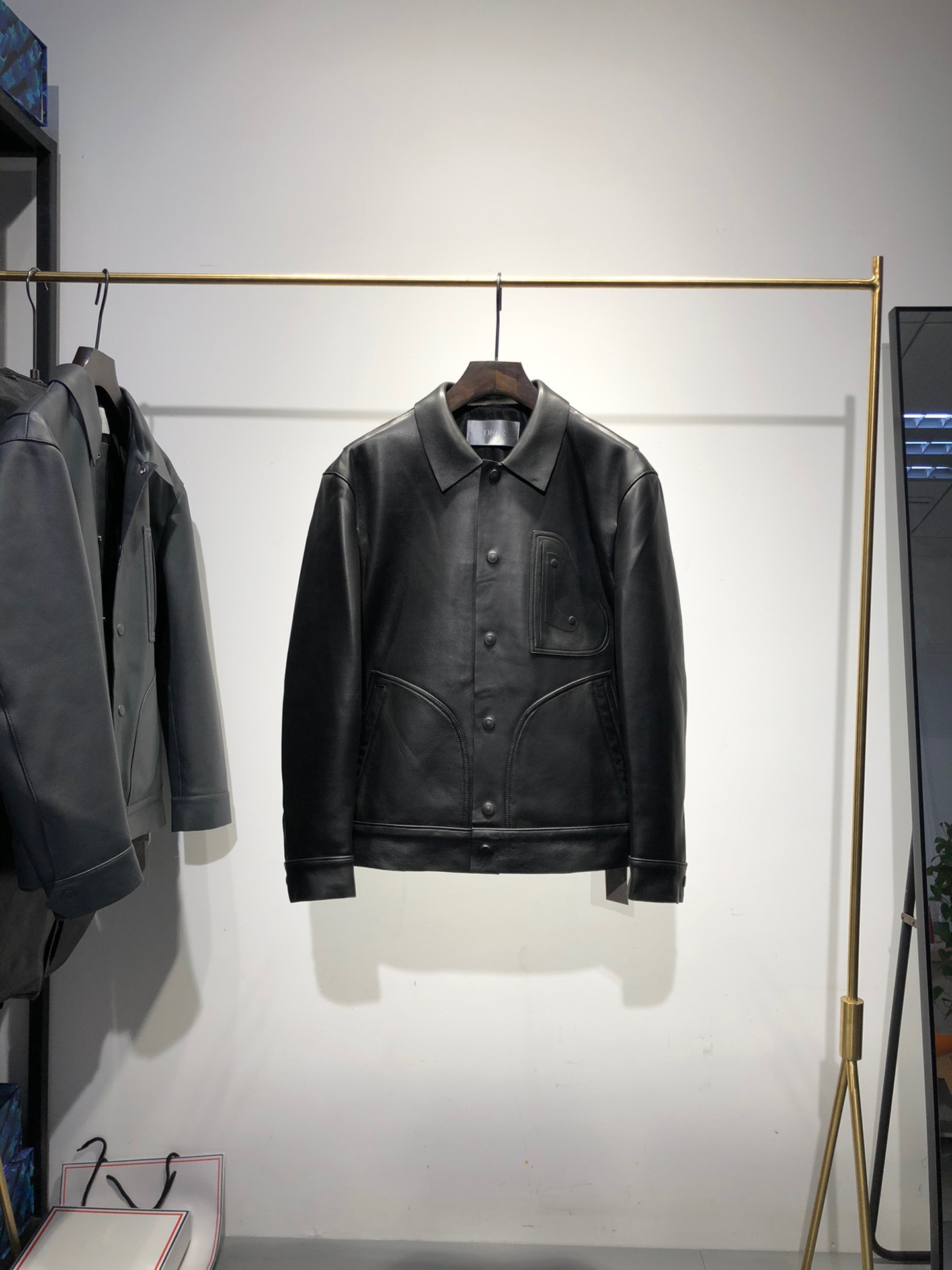 ÁO CHRISTIAN DIOR LEATHER JACKET