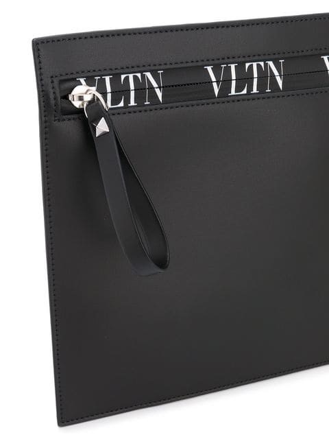 VÍ VALENTINO VLTN ZIPPED LEATHER POUCH