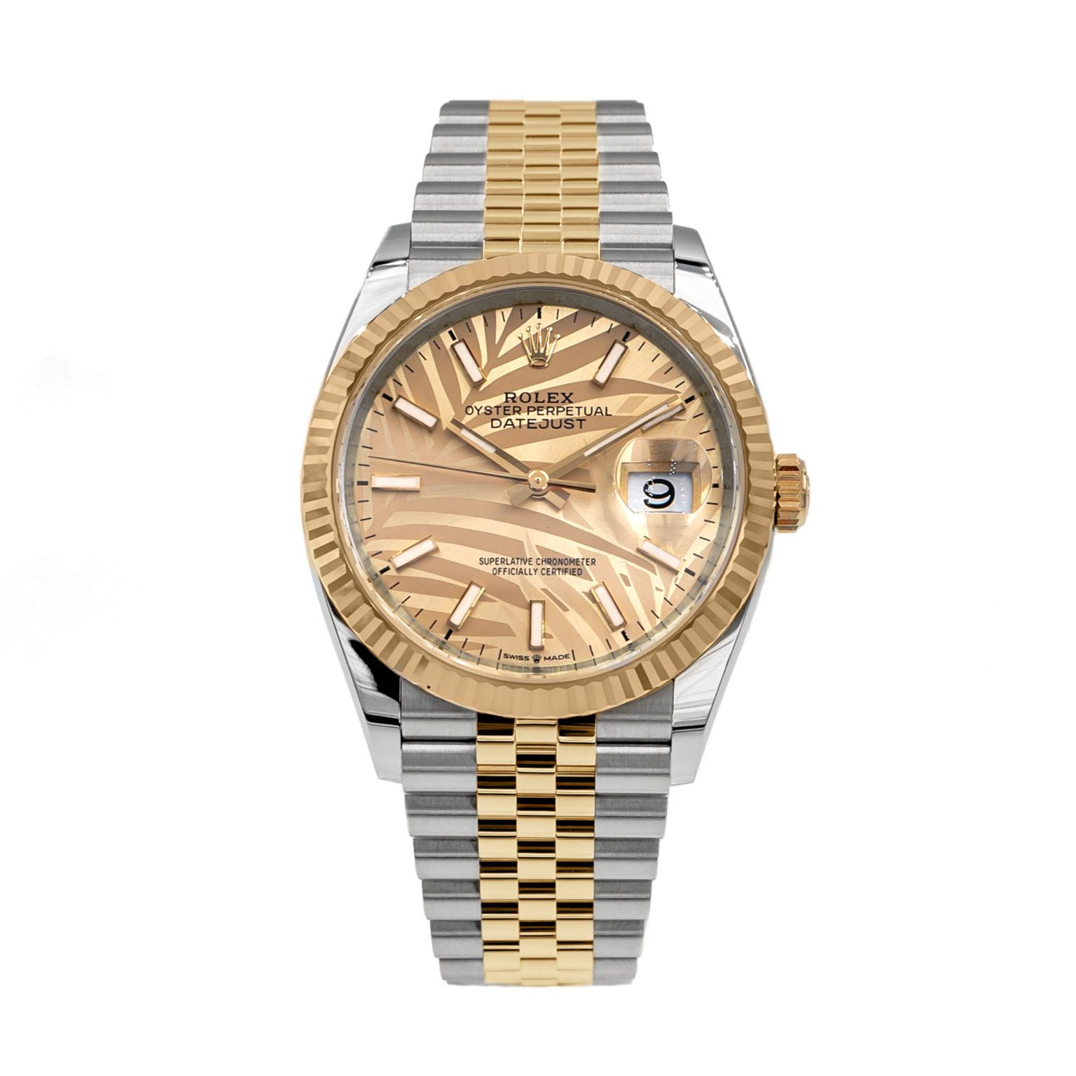 ĐỒNG HỒ ROLEX Datejust Champagne Palm 2021