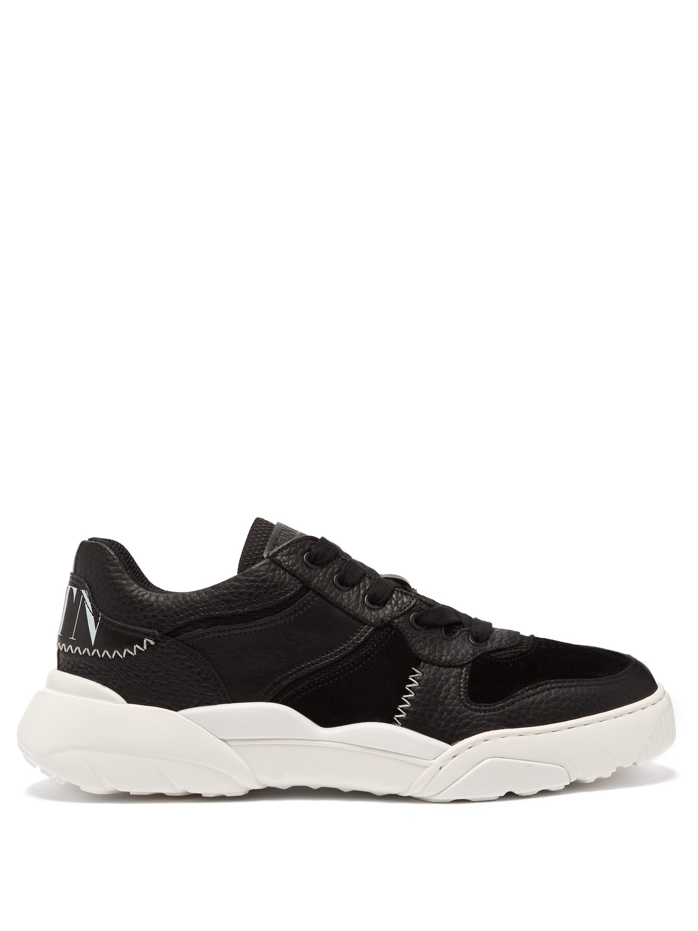 GIÀY VALENTINO V-Slam leather and suede trainers