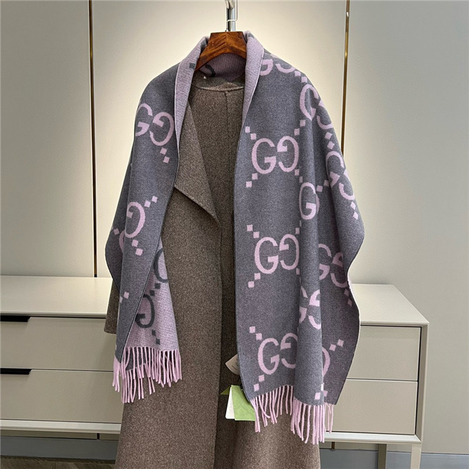 KHĂN Gucci GG Cashmere scarf