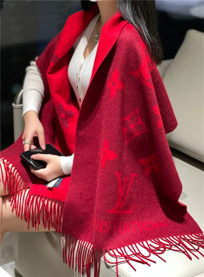 KHĂN Louis Vuitton LV Cashmere scarf