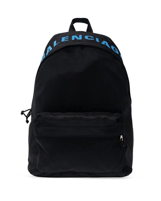 BALO BALENCIAGA Black Gradient Logo Backpack