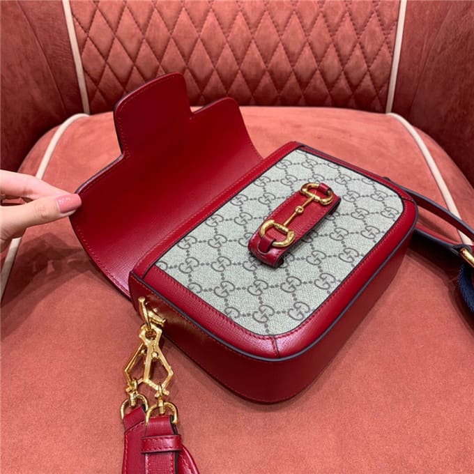 TÚI Gucci Horsebit 1955 bag red Top Quality