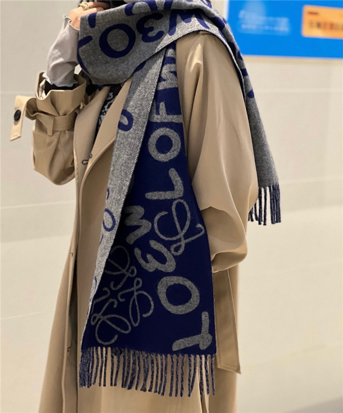 KHĂN LOEWE Cashmere scarf