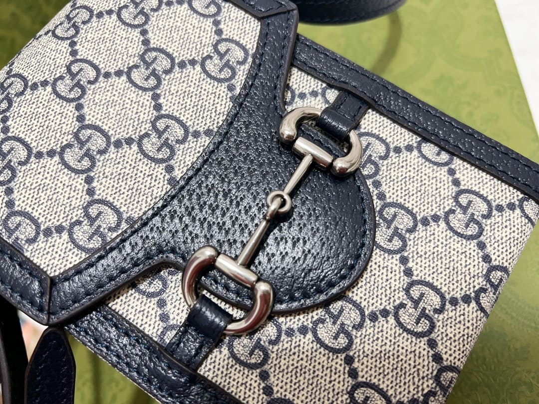 TÚI Gucci Horsebit 1955 mini bag blue Top Quality