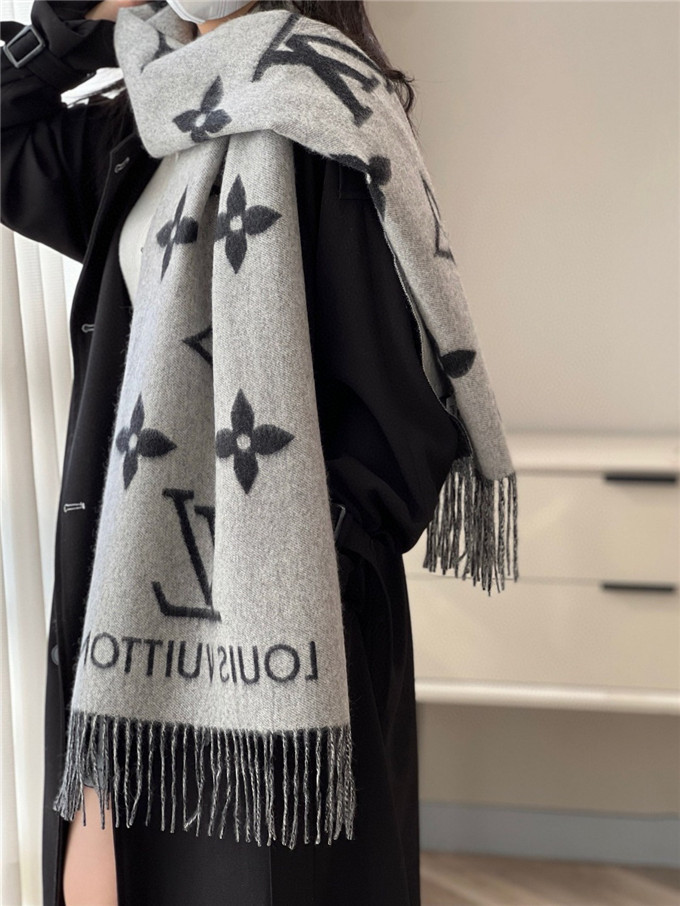 KHĂN Louis Vuitton LV Cashmere scarf