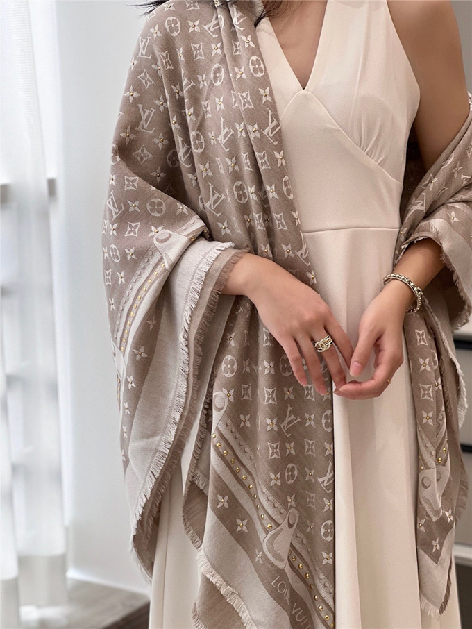 KHĂN Louis Vuitton LV Cashmere scarf