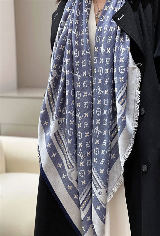 KHĂN Louis Vuitton LV Cashmere scarf