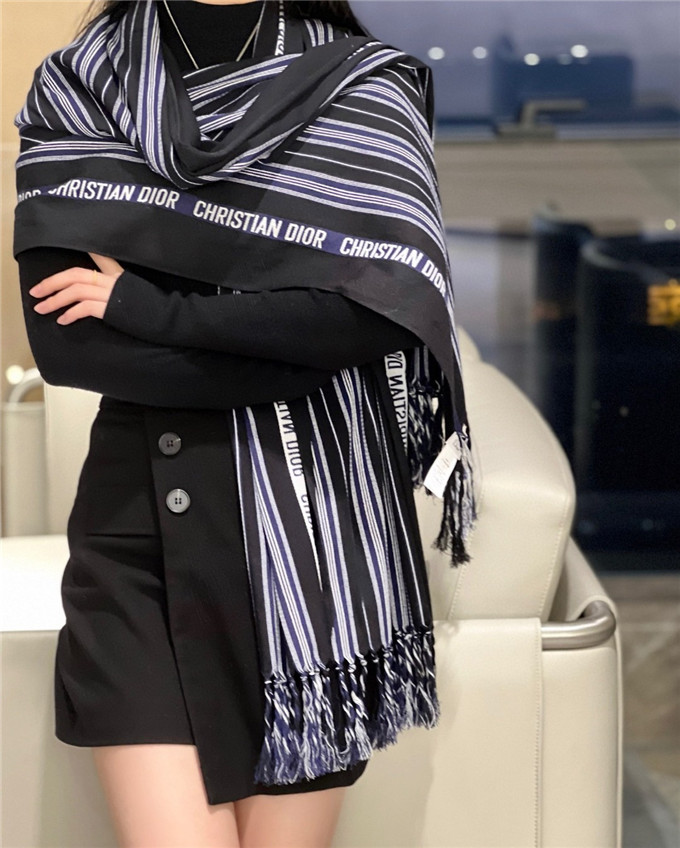 KHĂN Christian Dior Cashmere scarf