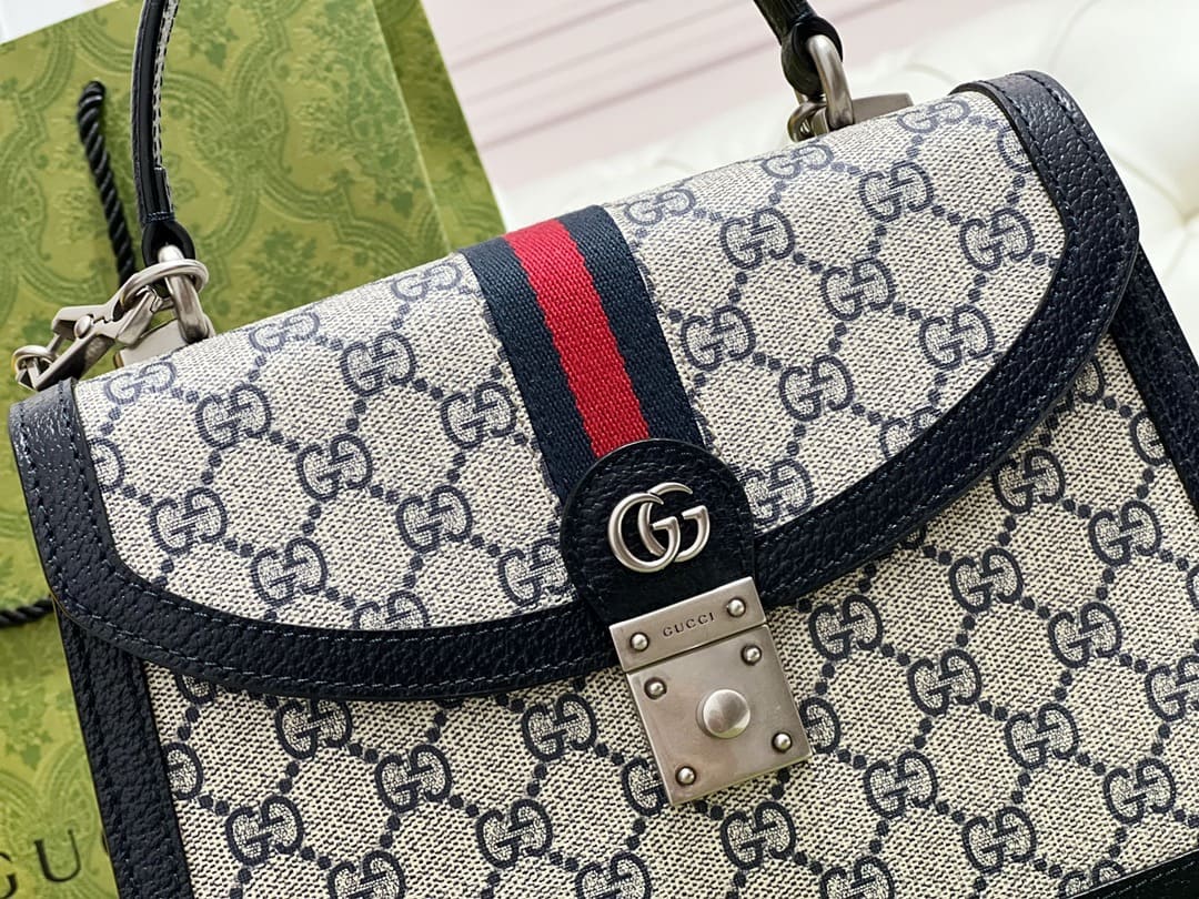 TÚI Gucci Ophidia Small Top Handle bag blue Top Quality