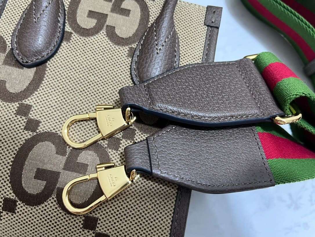 TÚI Gucci GG mini Jumbo Tote Bag brown Top Quality