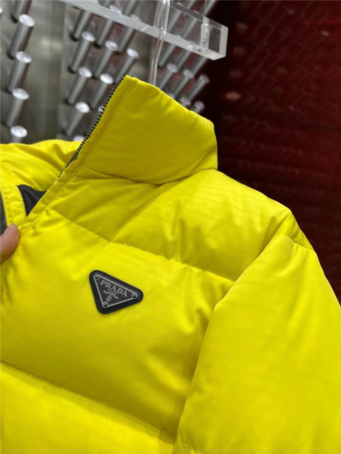 ÁO PRADA TRIANGLE LOGO DOWN JACKET