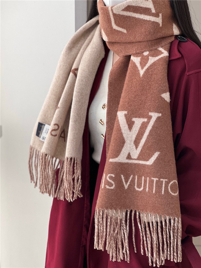 KHĂN Louis Vuitton LV Cashmere scarf