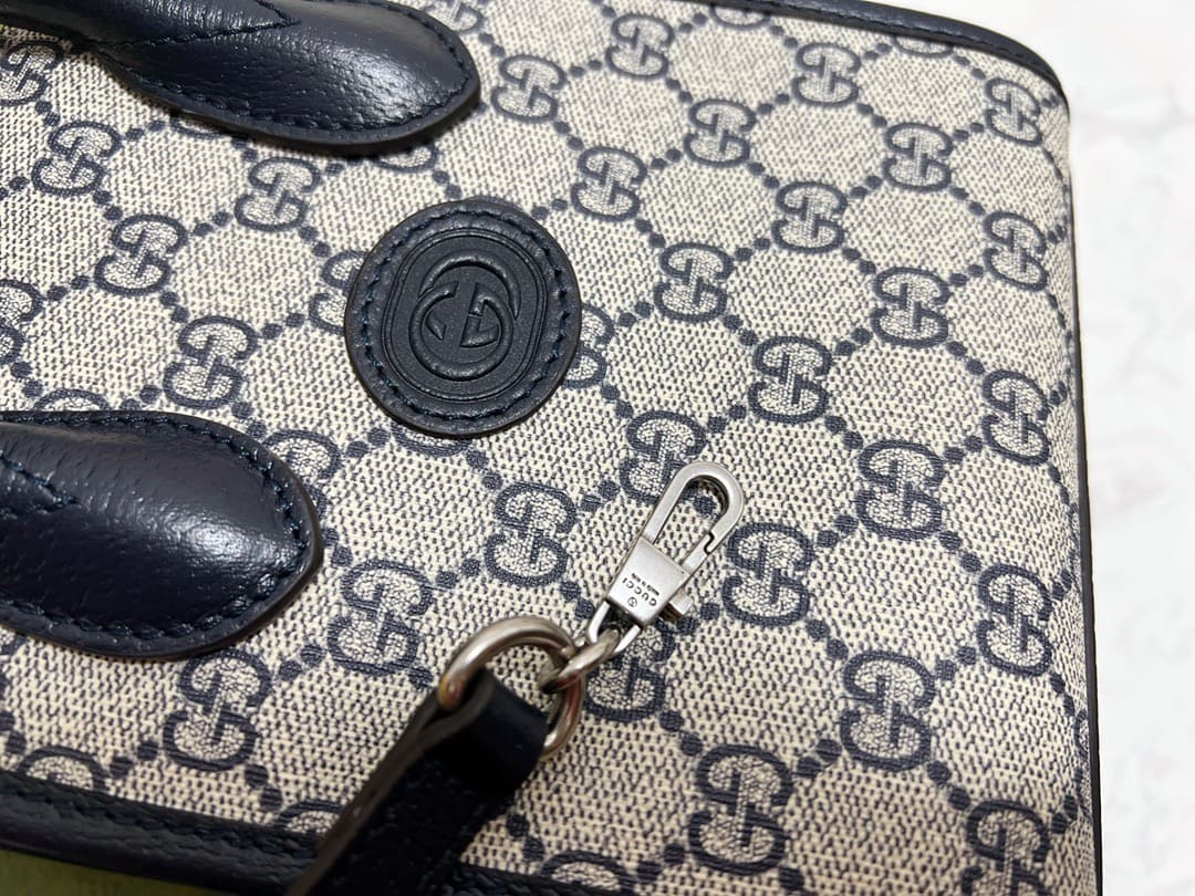 TÚI Gucci mini tote bag with interlocking blue Top Quality