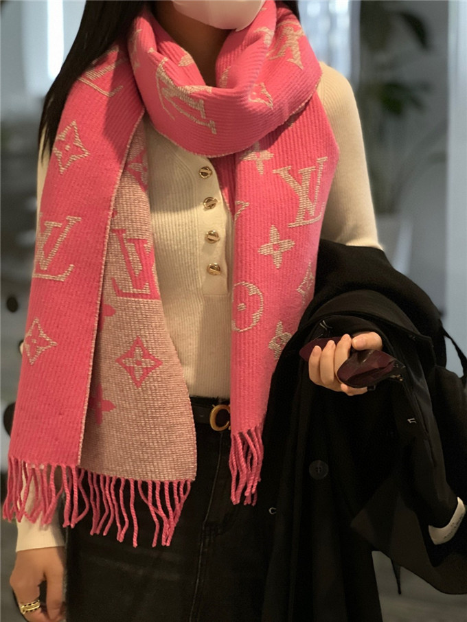KHĂN Louis Vuitton LV Cashmere scarf