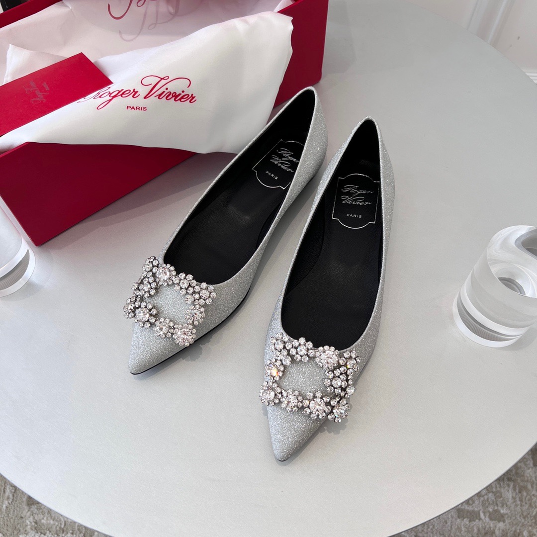 GIÀY ROGER VIVIER Bling Bling ballet flats shoes
