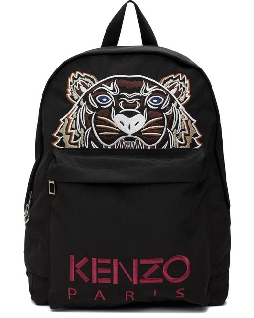 BALO Kenzo Tiger Head-embroidered backpack
