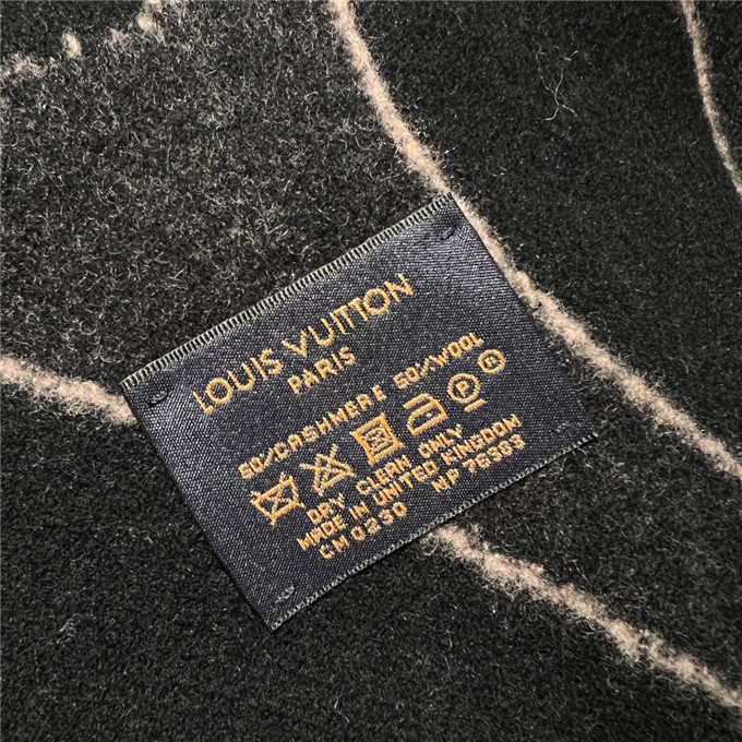 KHĂN Louis Vuitton LV Cashmere scarf