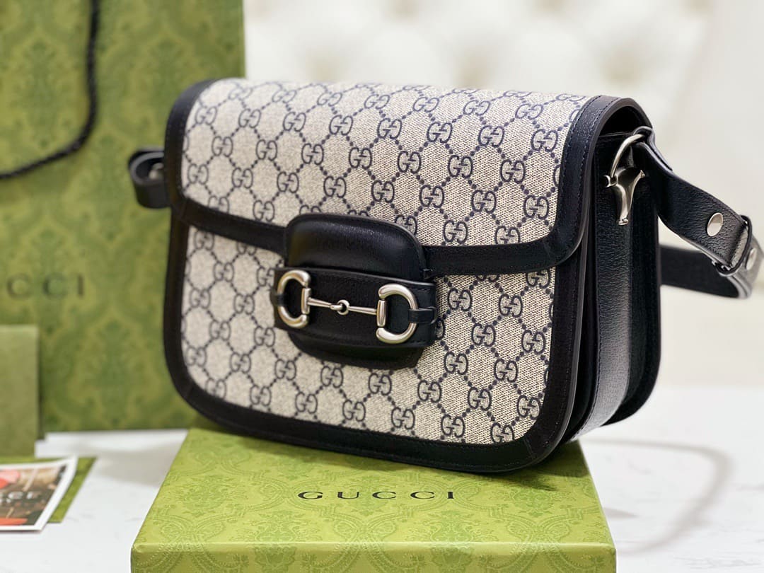 TÚI Gucci Horsebit 1955 bag blue Top Quality
