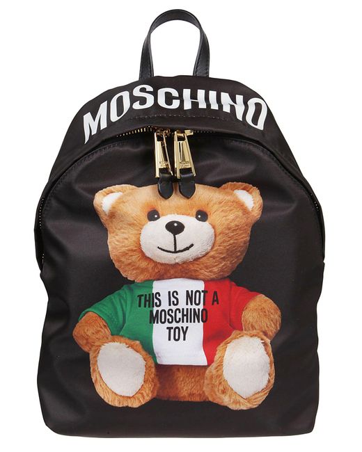 BALO Moschino Black Materials Backpack