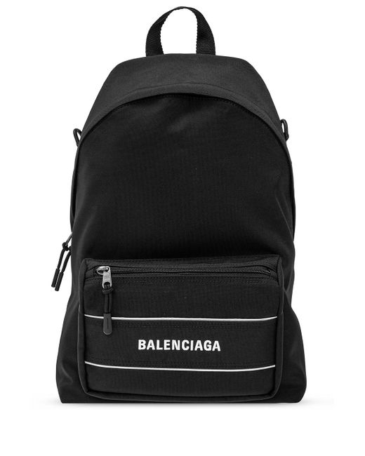 BALO BALENCIAGA Black Gradient Logo Backpack