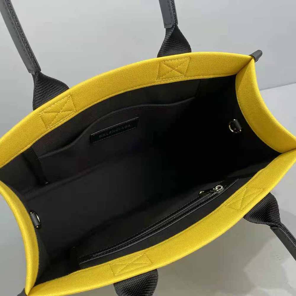 TÚI Balenciaga Women Hardware Small Tote Bag With Strap in Yellow