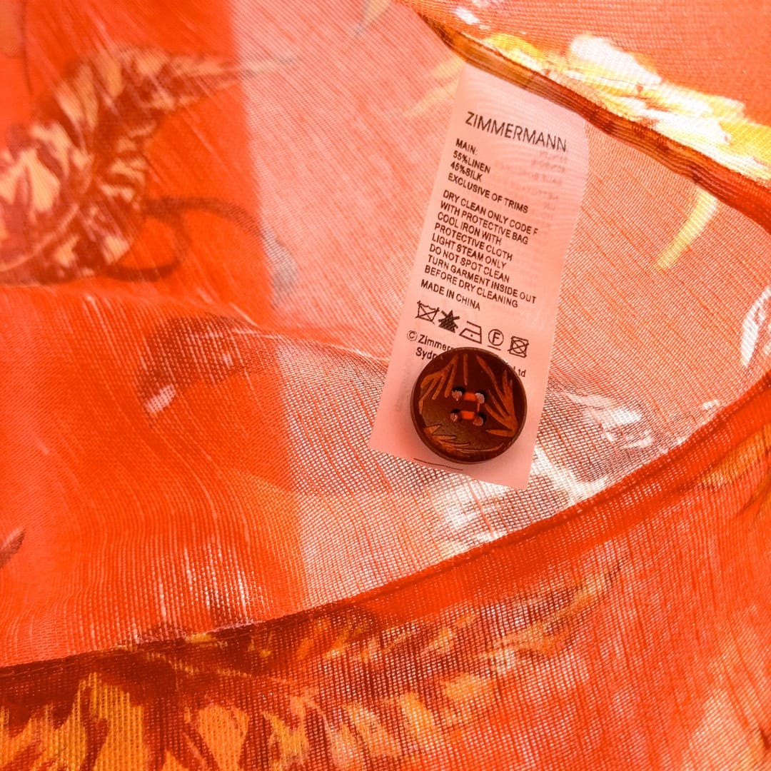 VÁY ZIMMERMANN LONG DRESS WITH FLOWER RED High Classy