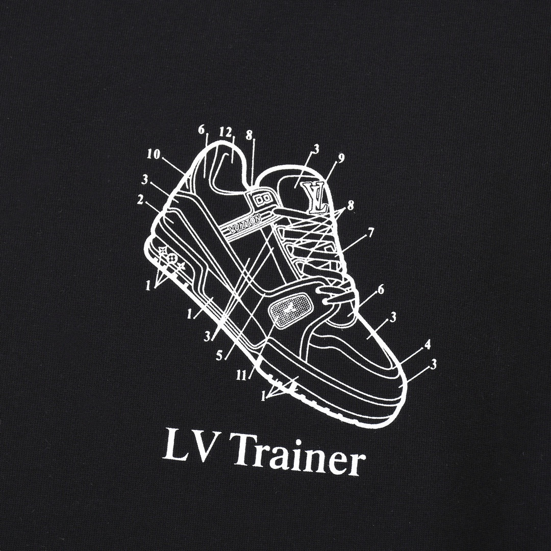 ÁO LOUIS VUITTON print cotton jersey T-shirt