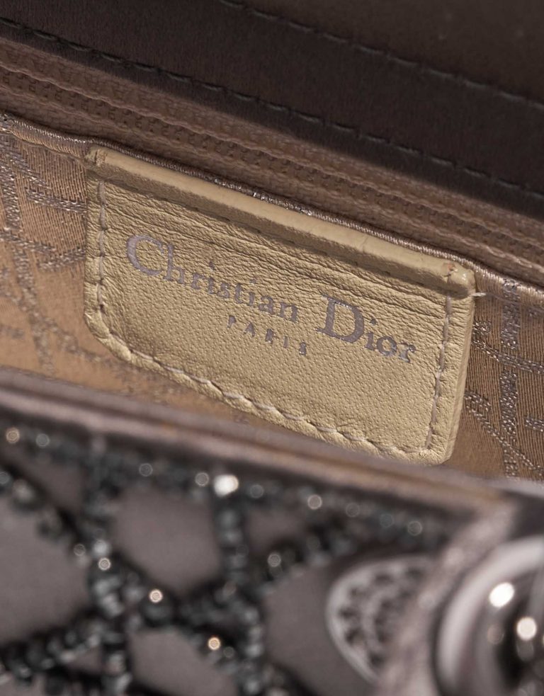 TÚI Dior Lady Mini Satin Grey