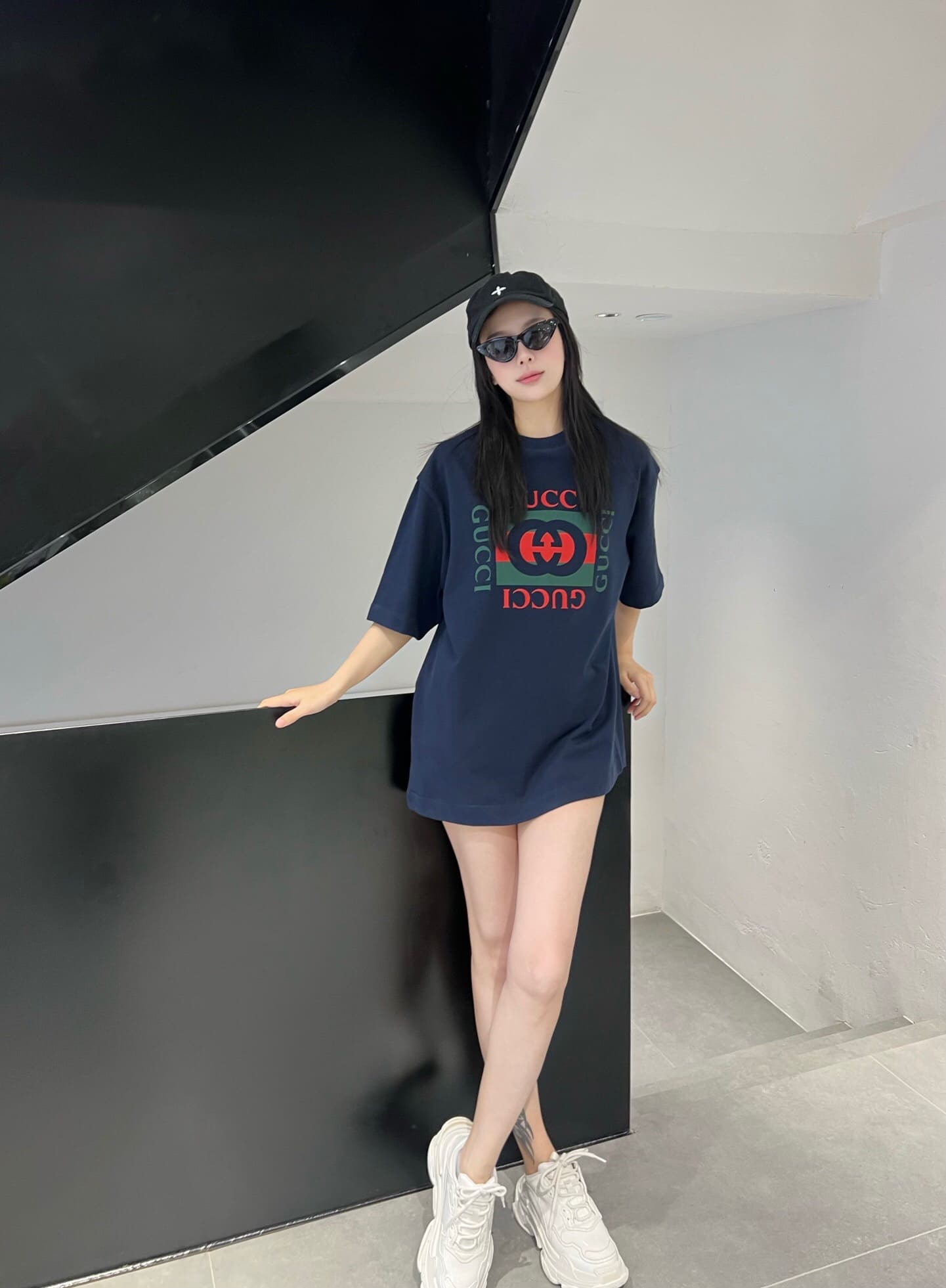 ÁO GUCCI GG T SHIRT MÀU ĐEN UNISEX