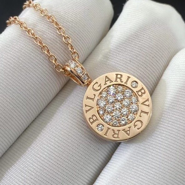 DÂY CHUYỀN BVLGARI DIAMOND AND ROSE GOLD 18K