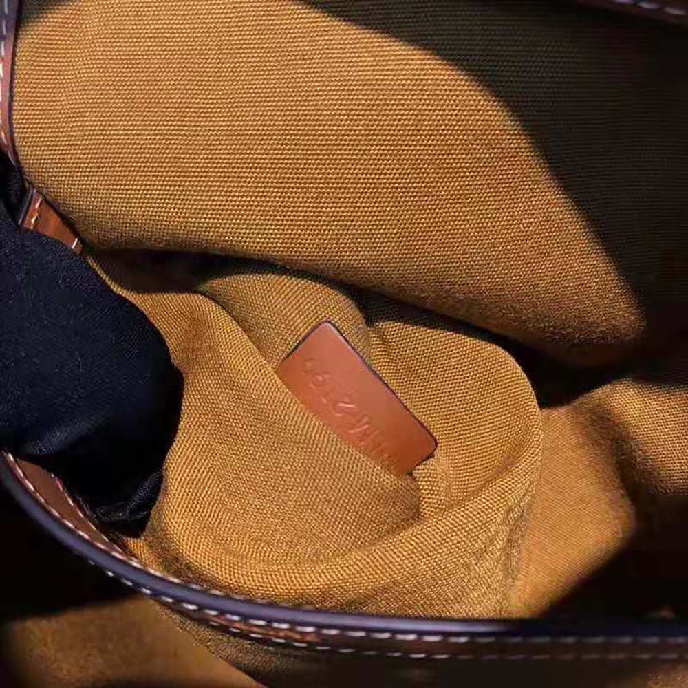 TÚI Celine Women Medium Cabas in Triomphe Canvas-Brown