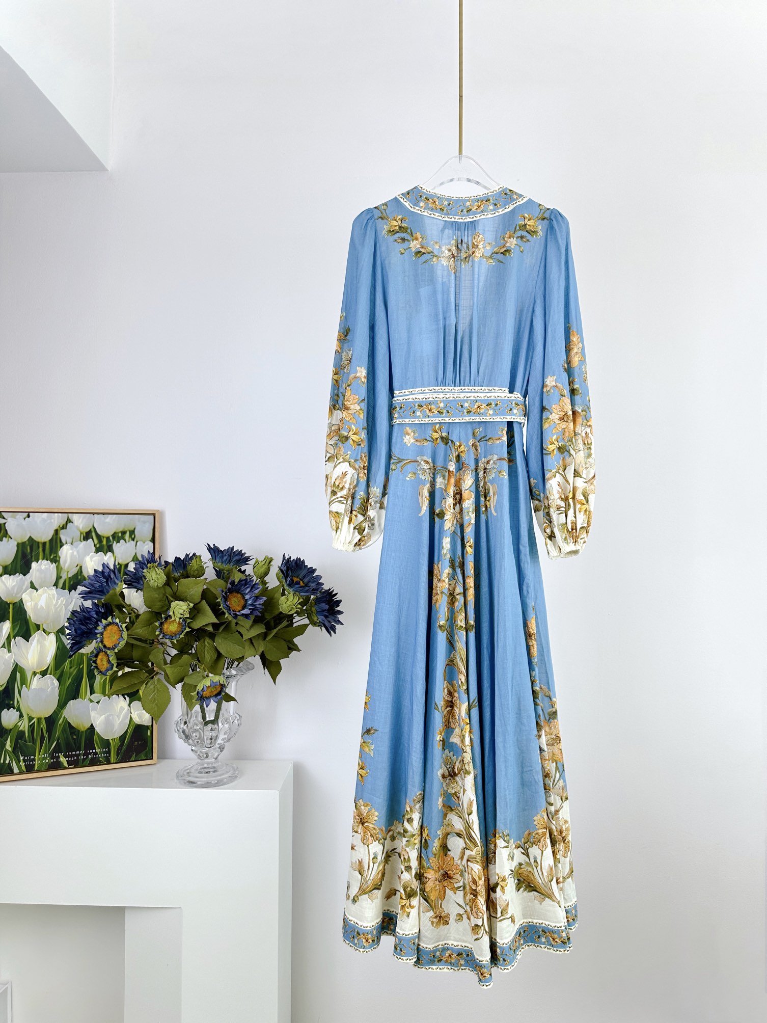 VÁY ZIMMERMANN Flower Long Vintage Dress