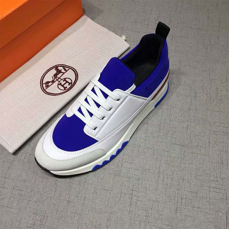 GIÀY Hermes Shoes Stadium Sneaker-White SS2022