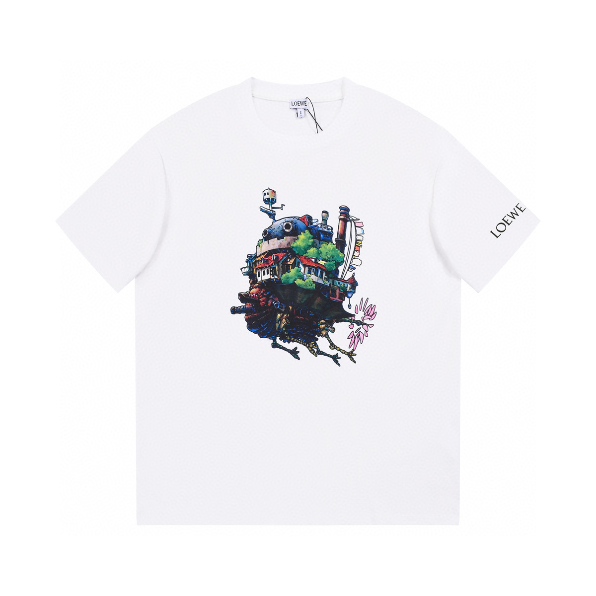 ÁO LOEWE SPAIN print cotton jersey T-shirt