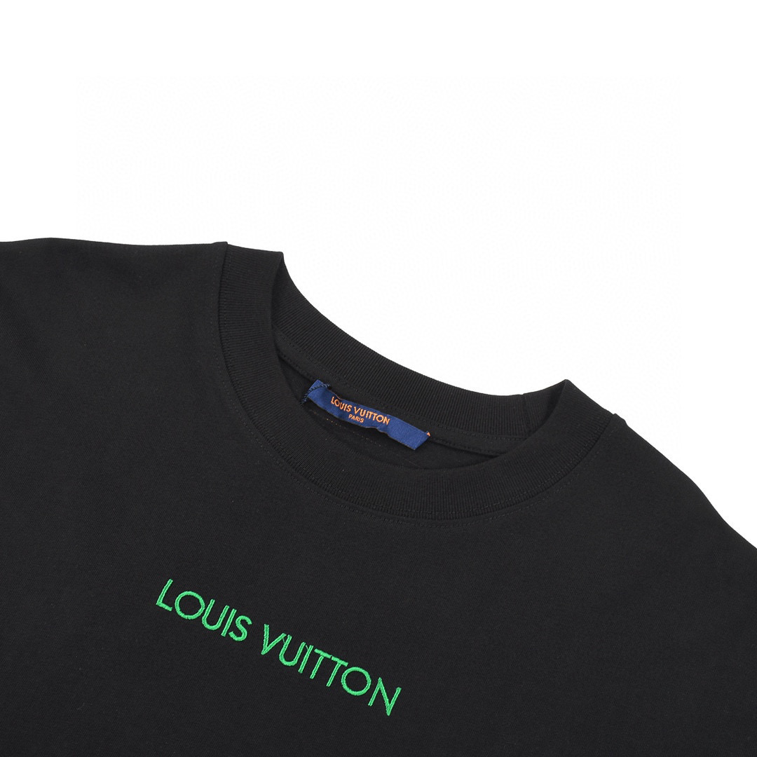 ÁO LOUIS VUITTON print cotton jersey T-shirt