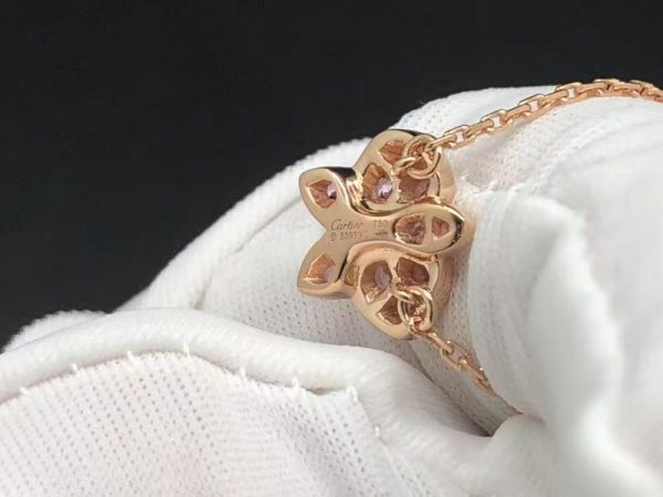 Vòng cổ Cartier Caresse D'orchidees par Cartier vàng hồng 18K
