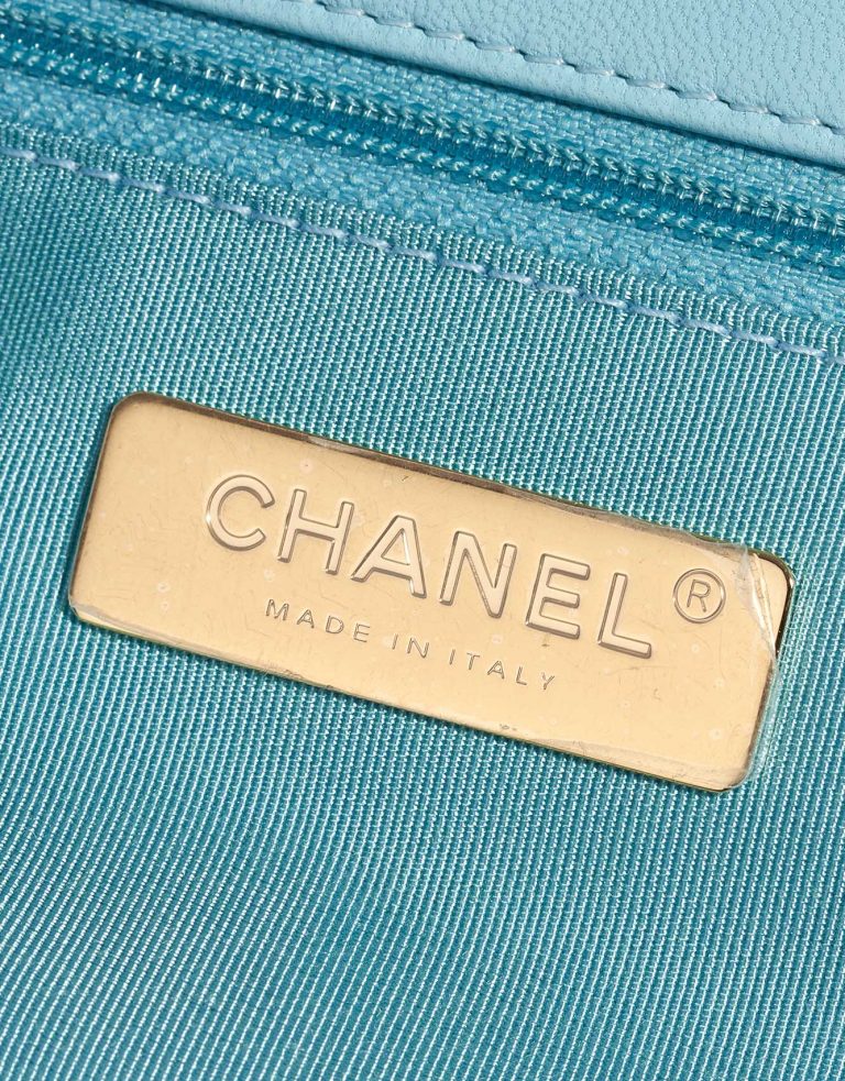 TÚI Chanel 19 Large Flap Bag Lamb Tiffany Blue da cừu