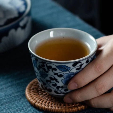 Bộ Trà Men Cổ Vẽ Hoa Mẫu Đơn