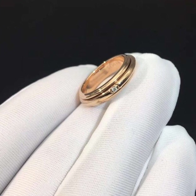 NHẪN PIAGET POSSESSION WEDDING DIAMOND RING ROSE GOLD 18K