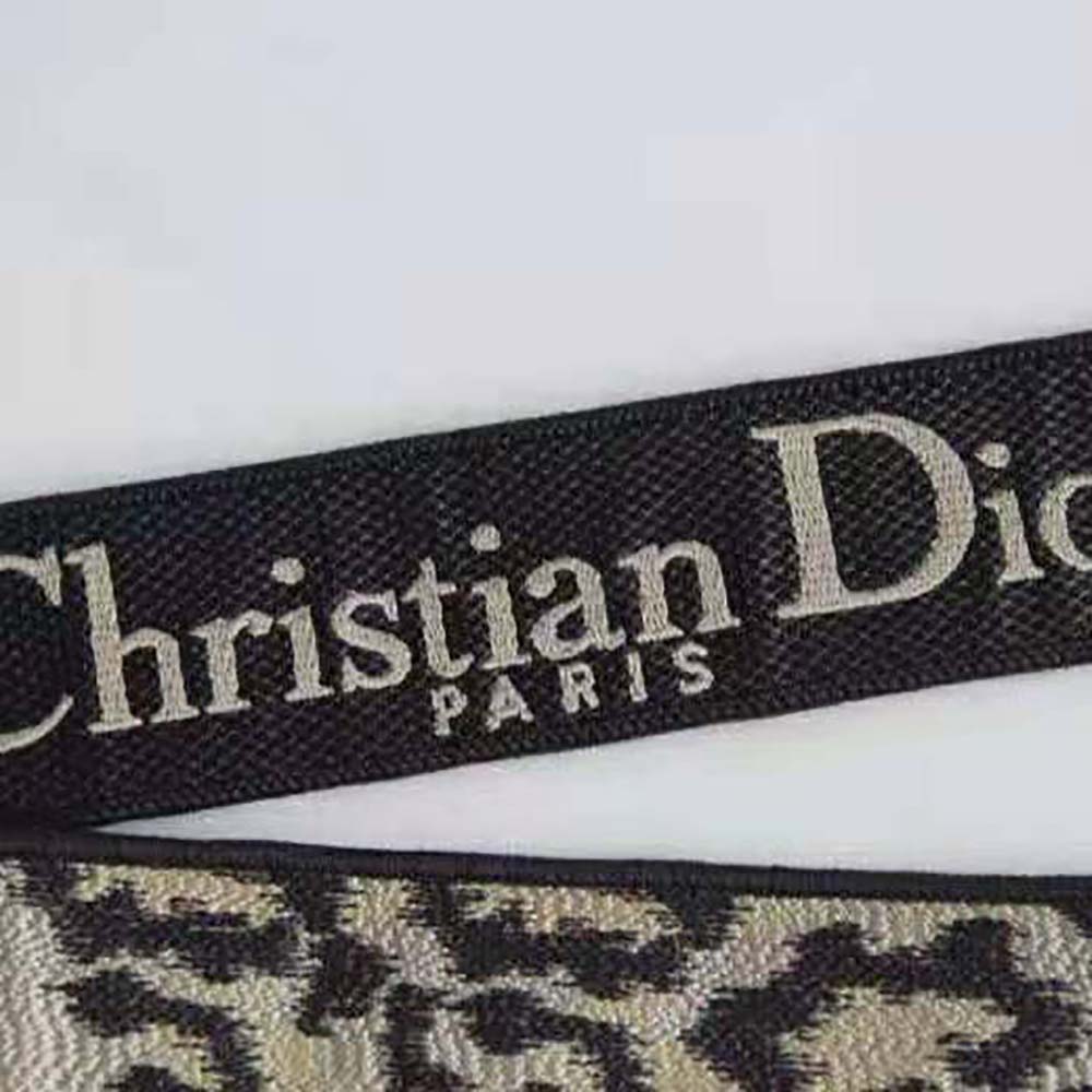 TÚI Dior Women Medium Lady D-lite Bag Beige Multicolor Mizza Embroidery